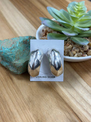 Silver Hoop Earrings