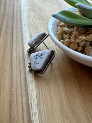 White Buffalo Earrings