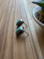 Kingman Turquoise Studs
