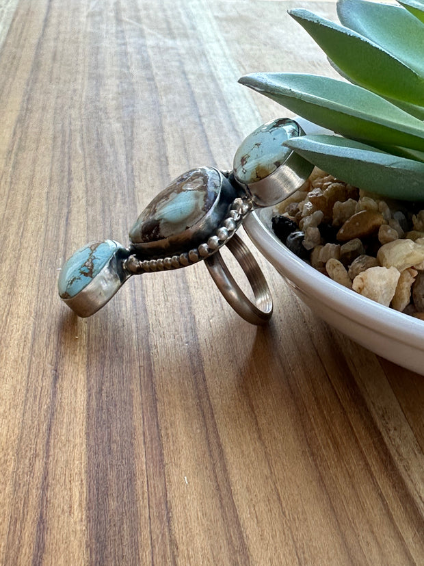 3 Stone Golden Hills Ring