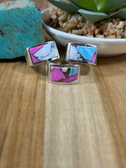 Signet Cotton Candy Inlay Rings