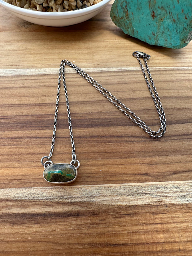 Single Stone Kingman Necklace