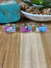 Signet Cotton Candy Inlay Rings
