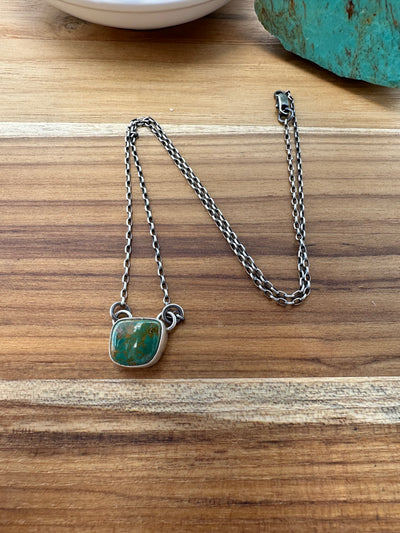 Single Stone Kingman Necklace