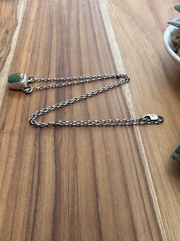 Single Stone Kingman Necklace