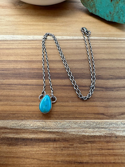 Single Stone Kingman Necklace