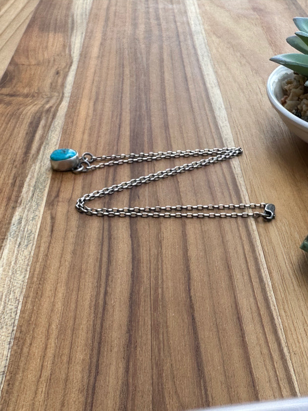 Single Stone Kingman Necklace