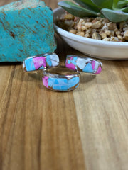 Signet Cotton Candy Inlay Rings