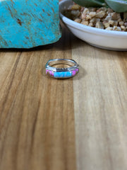 Signet Cotton Candy Inlay Rings