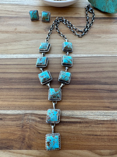 Square Kingman Lariat Set