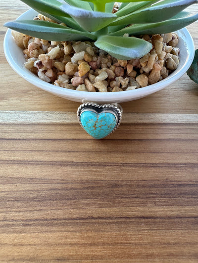 Turquoise Heart Ring