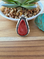 Tear drop Spiny Ring