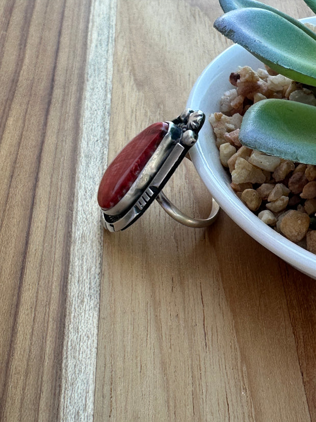 Tear drop Spiny Ring