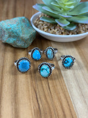 Kingman Turquoise Rings