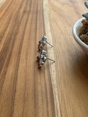 Zuni Butterfly Stud Earrings