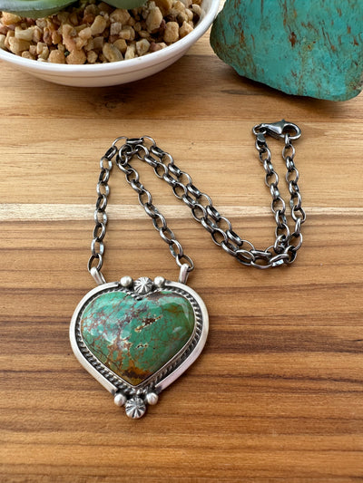 Kingman Heart Necklace