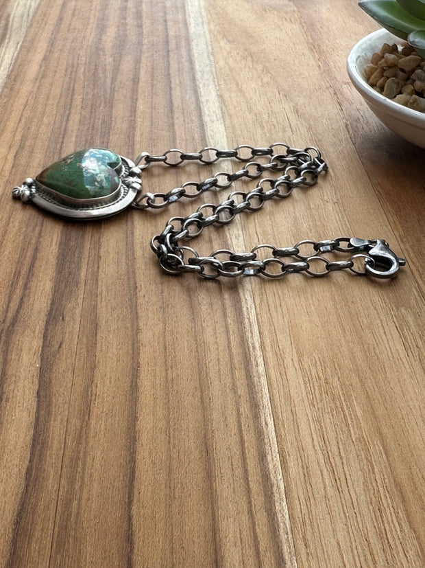 Kingman Heart Necklace