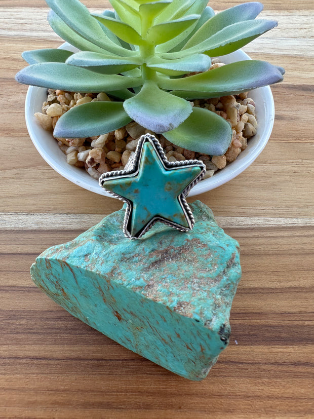 Turquoise Star Ring