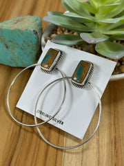 Royston Square Hoop Earrings