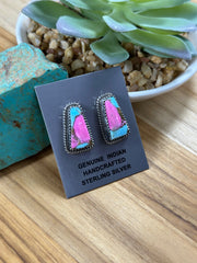 Cotton Candy Stud Earrings