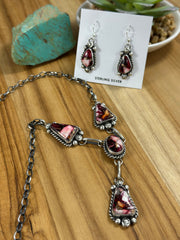 Dahila Rose 4 Stone Lariat