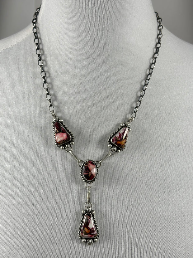 Dahila Rose 4 Stone Lariat