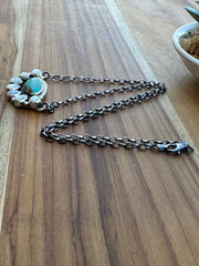 Kingman Half Cluster Necklace