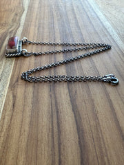 Dahlia Rose Bar Necklace