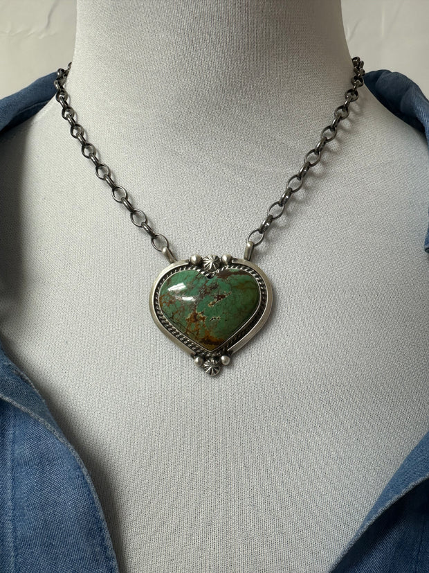 Kingman Heart Necklace