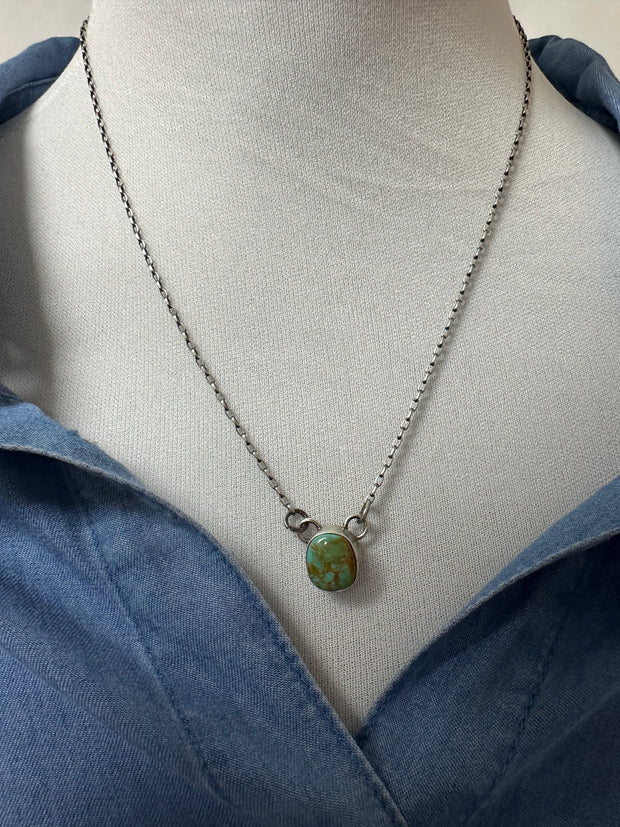 Single Stone Kingman Necklace