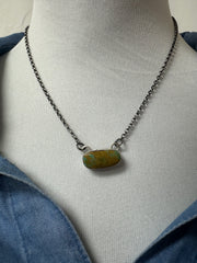 Single Stone Kingman Necklace