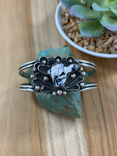White Buffalo Cow Bracelet