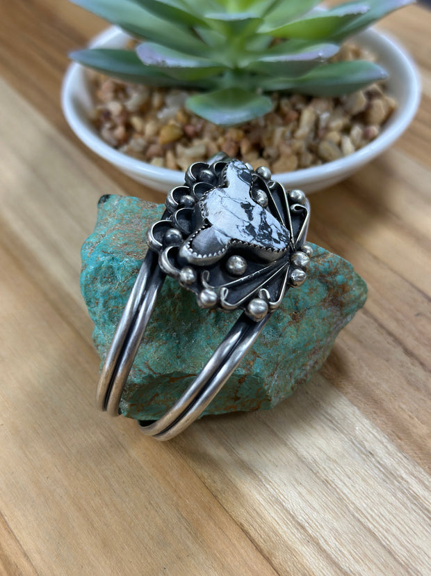 White Buffalo Cow Bracelet