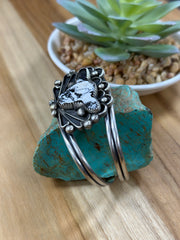 White Buffalo Cow Bracelet