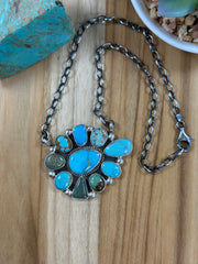 Kingman Cluster Necklace