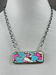 Cotton Candy Bar Necklace