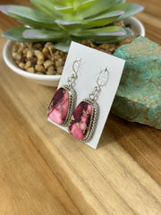 Dahlia Rose Dangle Earrings