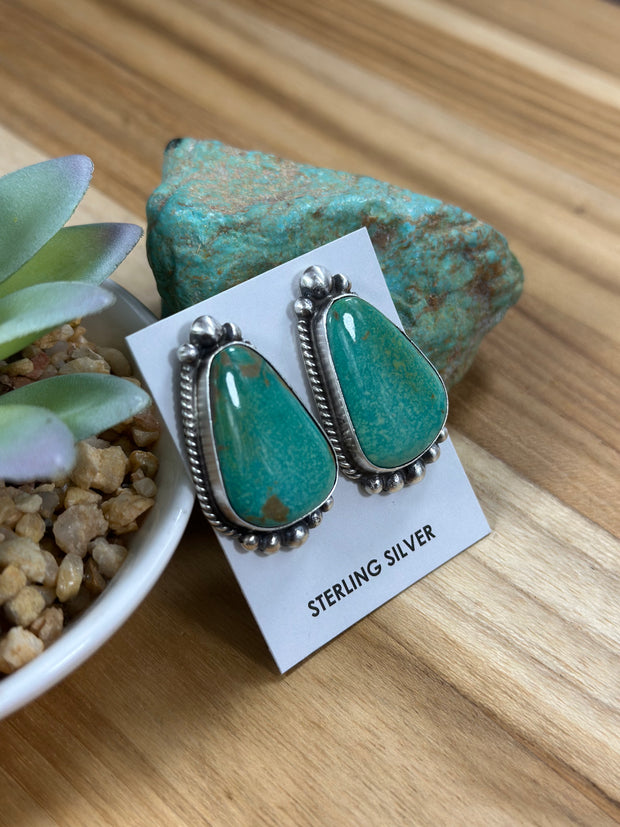 Royston Turquoise Stud Earrings