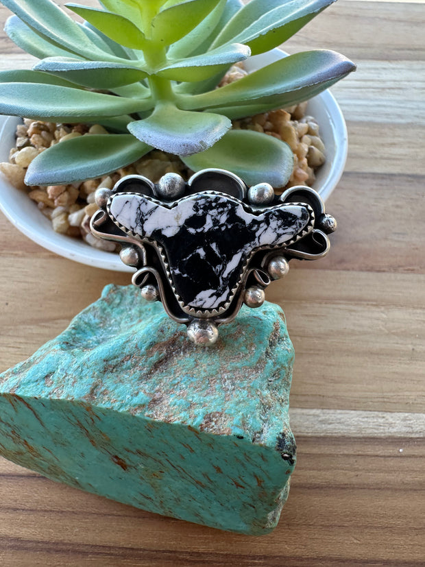 White Buffalo Cow Ring
