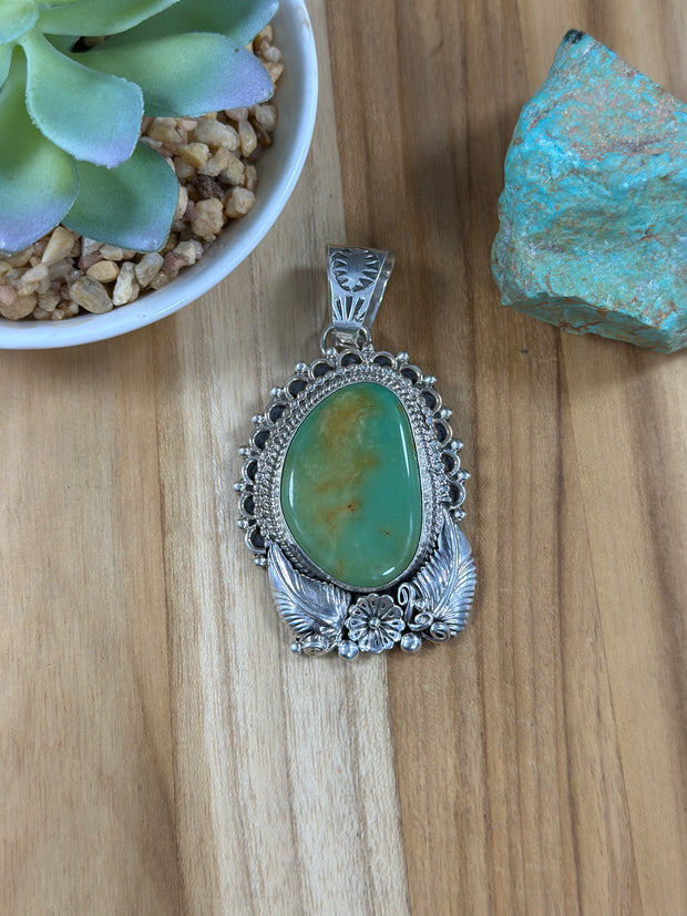 Kingman Turquoise Pendent
