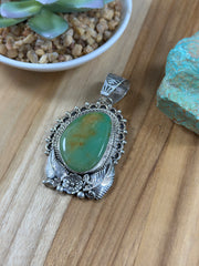 Kingman Turquoise Pendent