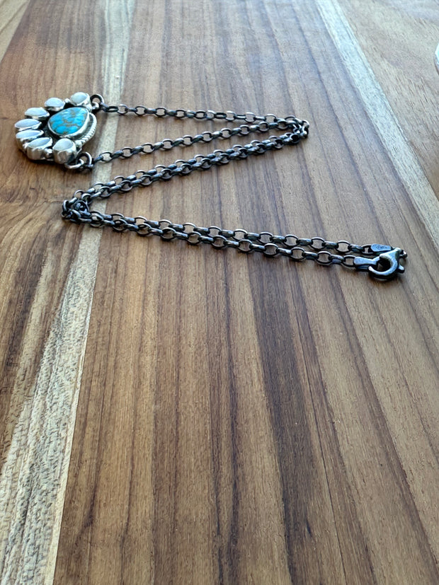 Kingman Half Cluster Necklace