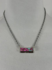 Cotton Candy Bar Necklace