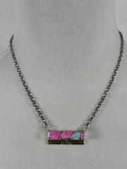 Cotton Candy Bar Necklace