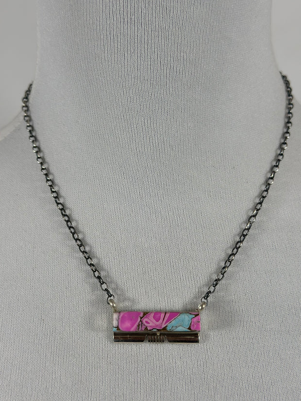 Cotton Candy Bar Necklace