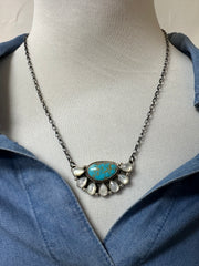 Kingman Half Cluster Necklace