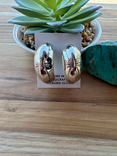 Sterling Silver Hoops
