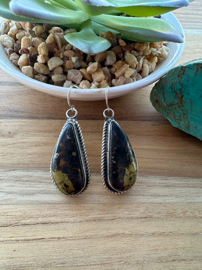 Black Jack Dangle Earrings