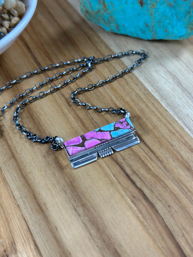 Cotton Candy Bar Necklace