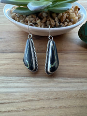 Black Jack Dangle Earrings